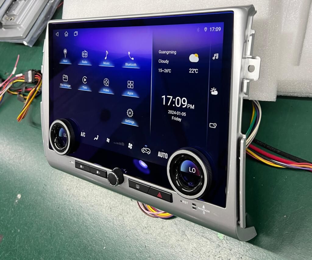 2007-2023 Toyota FJ Cruiser New Aftermarket Car Radio Replacement 13.3" QLED Touch Screen Display Android Head Unit Stereo Upgrade GPS Navigaiton Infotainment System Wireless Apple CarPlay Android Auto 4G WIFI