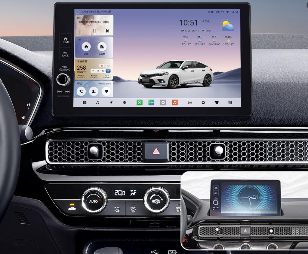 11.6" 2K Honda Civic 11th Gen Radio (2022–2026) – CarPlay & Android Auto