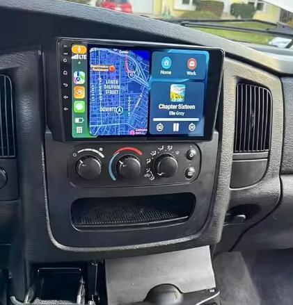 2002-2006 Dodge Ram 1500 / 2500 / 3500 3rd Gen Pickup 9" 2K Touch Screen Radio Replacement Stereo Upgrade – Apple CarPlay Android Auto Head Unit