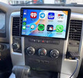 10.1-Inch QLED 2K Touch Screen Radio Replacement for 2008–2012 Dodge RAM 1500/2500/3500 – Wireless Apple CarPlay & Android Auto Head Unit Upgrade