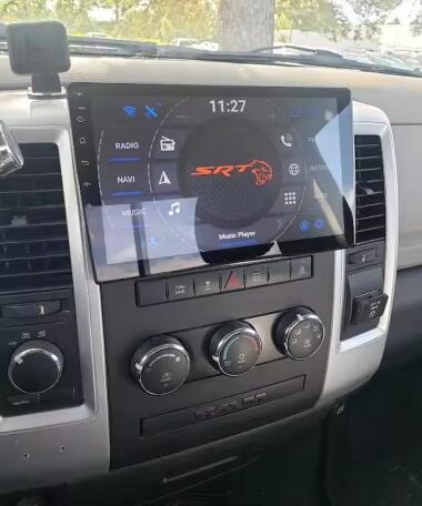 10.1-Inch QLED 2K Touch Screen Radio Replacement for 2008–2012 Dodge RAM 1500/2500/3500 – Wireless Apple CarPlay & Android Auto Head Unit Upgrade