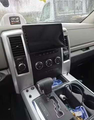 10.1-Inch QLED 2K Touch Screen Radio Replacement for 2008–2012 Dodge RAM 1500/2500/3500 – Wireless Apple CarPlay & Android Auto Head Unit Upgrade