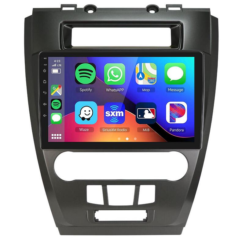 10.1-Inch QLED 2K Touch Screen Radio Stereo Replacement for 2009–2012 Ford Fusion – Apple CarPlay & Android Auto Head Unit Upgrade