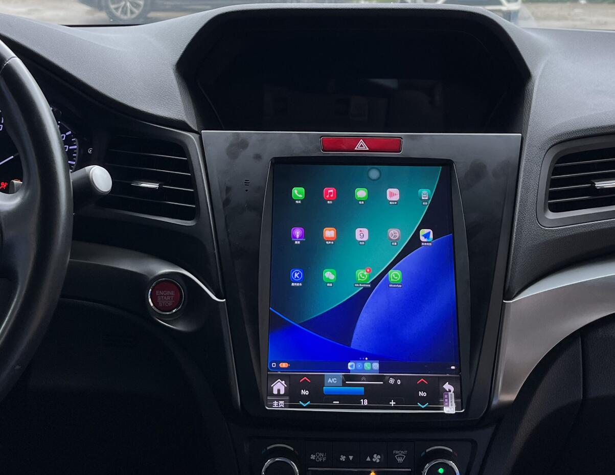 Tesla Style 10.4" Vertical Screen Android Head Unit for Acura ILX 2012-2018 - QLED Touchscreen Car Stereo with Wireless CarPlay & Android Auto