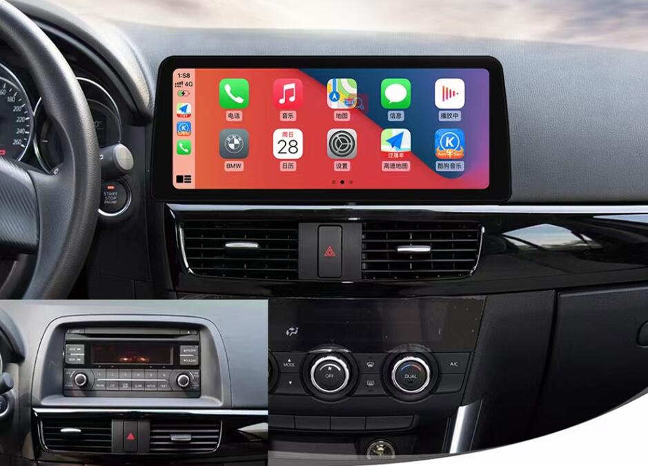 12.3" QLED 2K Android Head Unit for Mazda CX-5 CX5 2012-2016 Touch Screen Car Stereo
