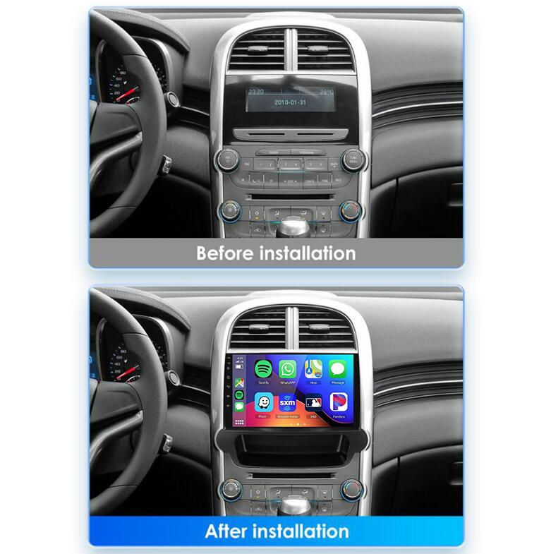 2012-2016 Chevrolet Malibu 9" QLED 2K Touchscreen Radio Replacement Stereo Upgrade – Wireless CarPlay & Android Auto Head Unit