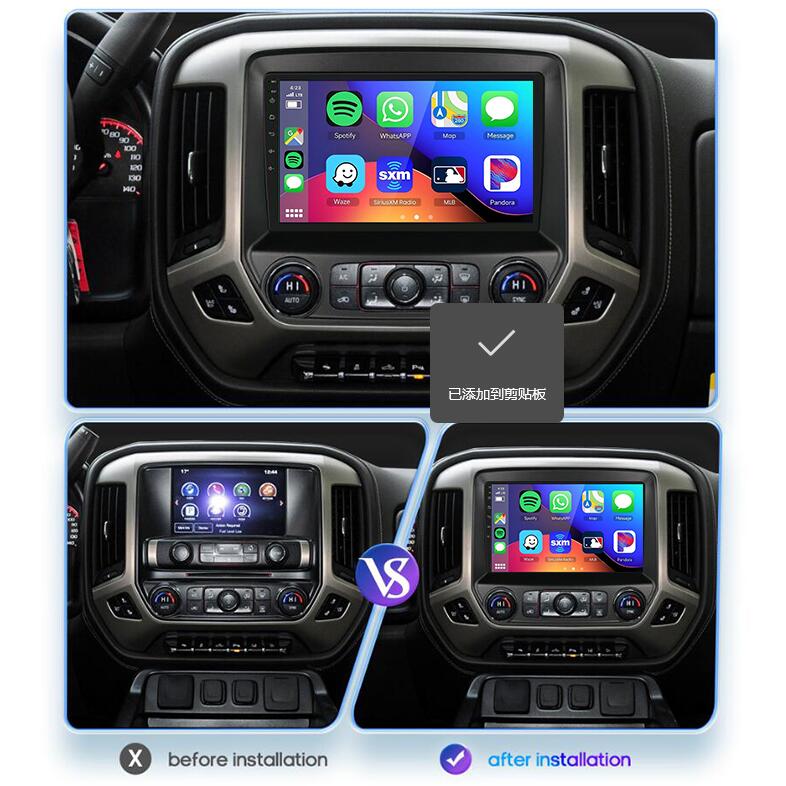 2013-2019 GMC Sierra Silverado 10.1" 2K Radio | CarPlay Android