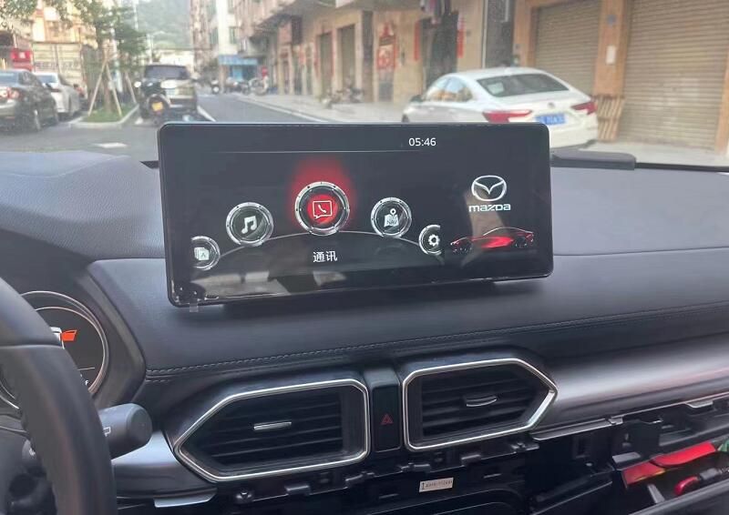 12.3" 2K Touch Screen Android Head Unit for Mazda CX-5 CX-8 2017-2023 Wireless CarPlay & Android Auto Dual System