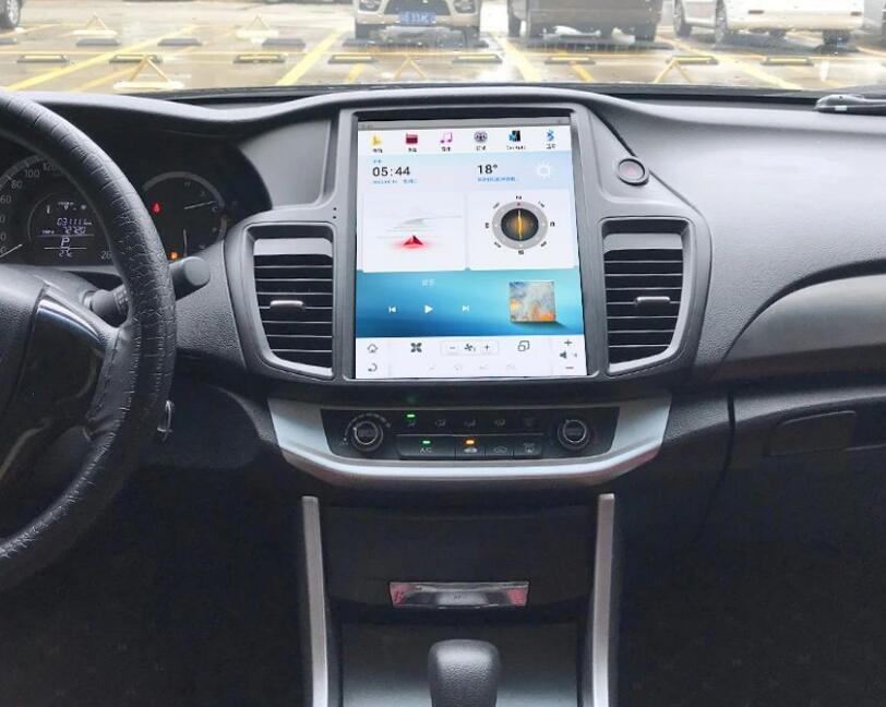 12.1 Inch QLED Tesla Style Screen Android Head Unit with Wireless CarPlay for 2013-2017 Honda Accord 9th Gen