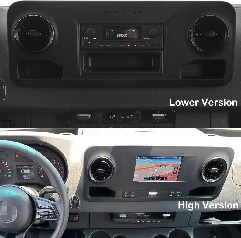 Mercedes-Benz Sprinter 2019-2025 10.25" QLED Android Head Unit - Touchscreen Car Stereo with Wireless CarPlay & Android Auto