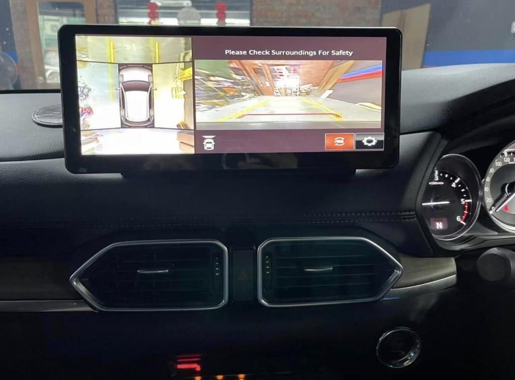 12.3" 2K Touch Screen Android Head Unit for Mazda CX-5 CX-8 2017-2023 Wireless CarPlay & Android Auto Dual System