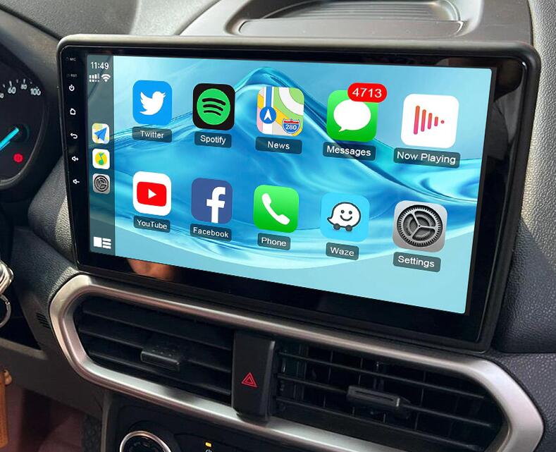10.1" QLED 2K Touch Screen Radio Replacement for 2017–2026 Ford Fiesta – CarPlay & Android Auto Head Unit Upgrade