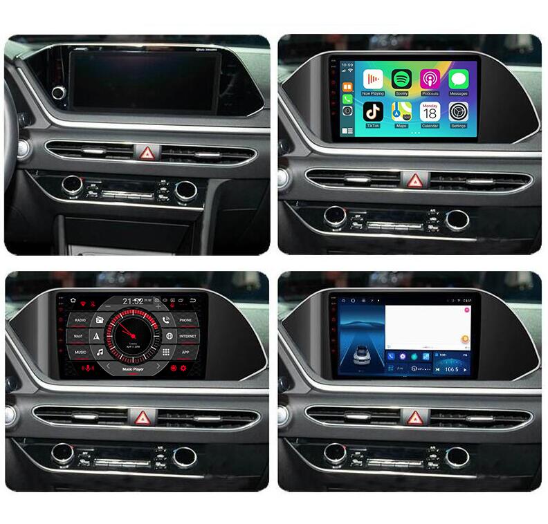 Aftermarket 2024 2023 2022 2021 2020 2019 Hyundai Sonata Android Auto Head Unit Stereo Upgrade Wireless Apple CarPlay Radio 10.1" Touch Screen Radio Replacement
