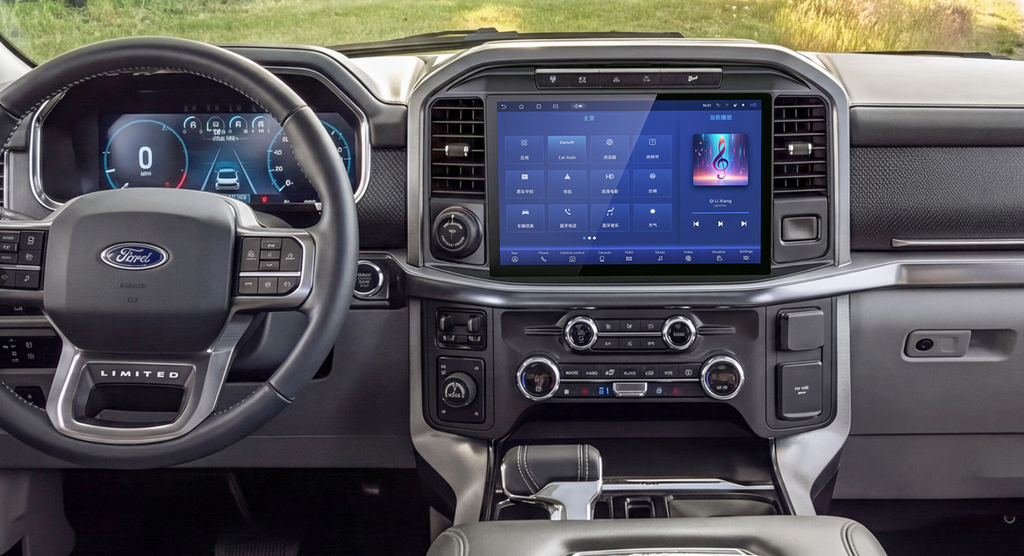 2021-2026 Ford F-150 13.3 Inch 2K Android Screen Radio Replacement Head Unit | Wireless CarPlay & Android Auto Stereo Upgrade