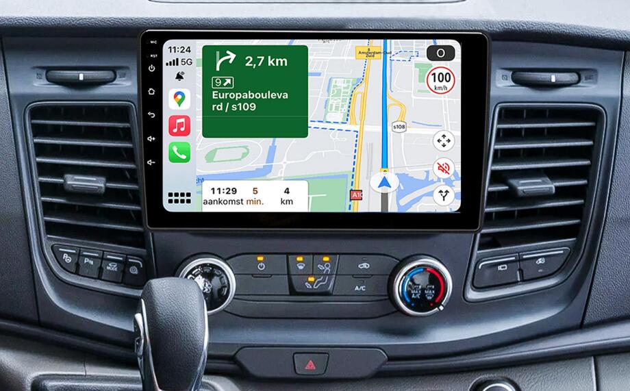2019-2022 Ford Transit Connect & Transit Custom 9" 2K Android Head Unit Wireless Apple CarPlay & Android Auto Stereo