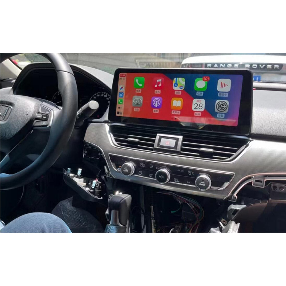 12.3 Inch Android Touchscreen Car Stereo Upgrade for 2018-2023 Honda Accord (10th Gen) - Wireless CarPlay & Android Auto Head Unit Radio Replacement