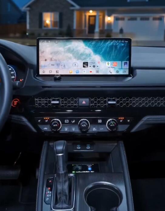 12.3" QLED 2K CarPlay & Android Auto Head Unit Screen Upgrade for 2023-2026 Honda Accord 11th Gen – Plug-and-Play OEM Replacement