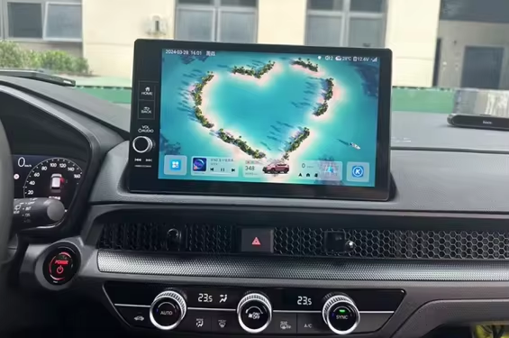 11.6" 2K QLED Touch Screen Radio for 2023–2026 Honda CR-V & Breeze (CRV, CR V) – Wireless Apple CarPlay & Android Auto Head Unit