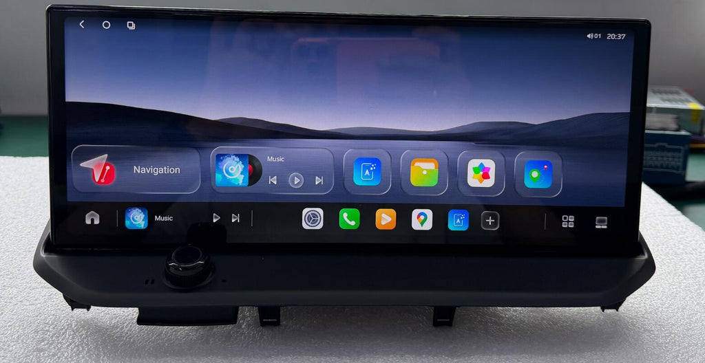 12.3" QLED 2K CarPlay & Android Auto Head Unit Screen Upgrade for 2023-2026 Honda Accord 11th Gen – Plug-and-Play OEM Replacement