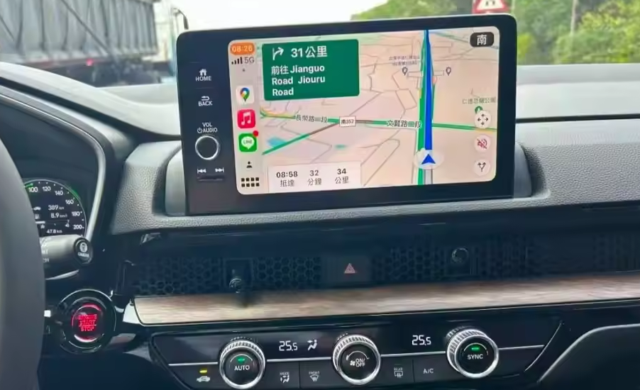 11.6" 2K QLED Touch Screen Radio for 2023–2026 Honda CR-V & Breeze (CRV, CR V) – Wireless Apple CarPlay & Android Auto Head Unit