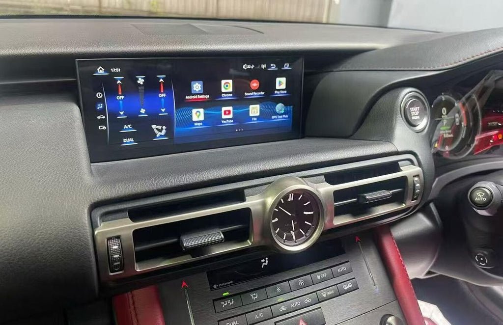 2013-2022 Lexus IS RC 300h IS200 IS250 IS300 IS350 F Sport Aftermarket 10.25" Touch Screen Radio Replacement Stereo Head Unit Upgrade Wireless Apple CarPlay Android Auto