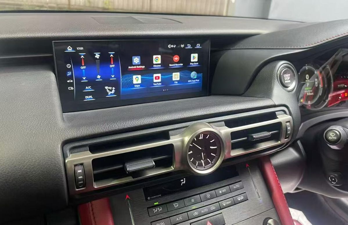 2013-2022 Lexus IS RC 300h IS200 IS250 IS300 IS350 F Sport Aftermarket 10.25" Touch Screen Radio Replacement Stereo Head Unit Upgrade Wireless Apple CarPlay Android Auto