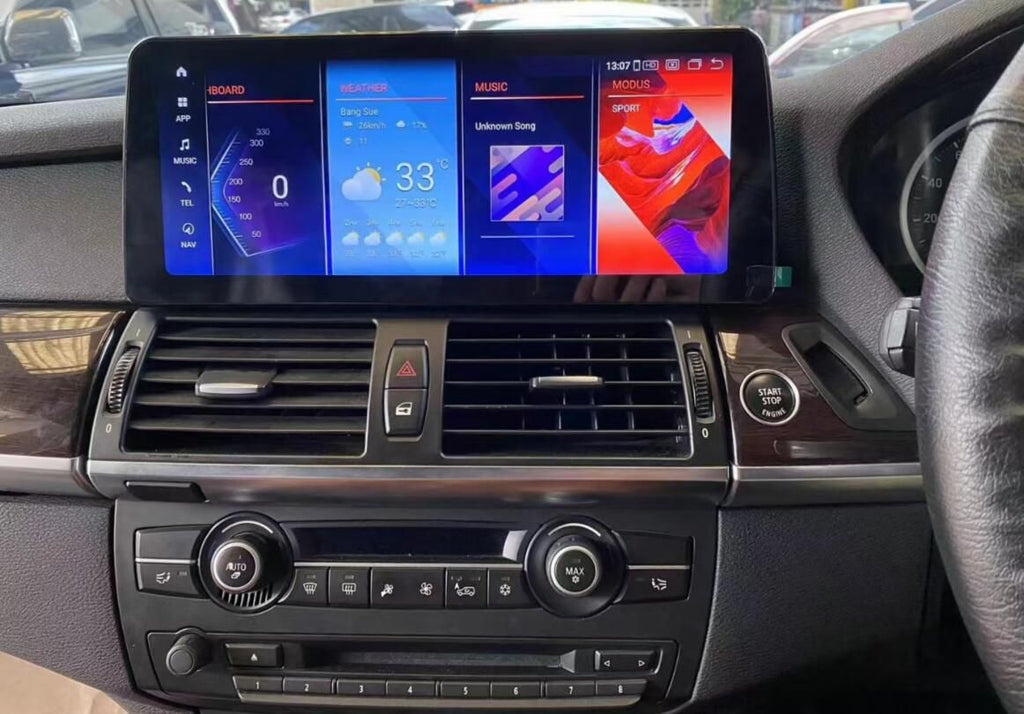 10.25" / 12.3" Android Head Unit Screen Upgrade for BMW X5 E70 F15 X6 E71 2007-2019 | CIC CCC NBT EVO iDrive Stereo GPS Navigation System Radio Replacement