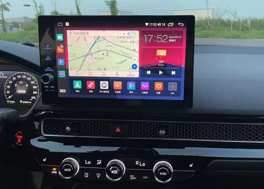 11.6" 2K Honda Civic 11th Gen Radio (2022–2026) – CarPlay & Android Auto