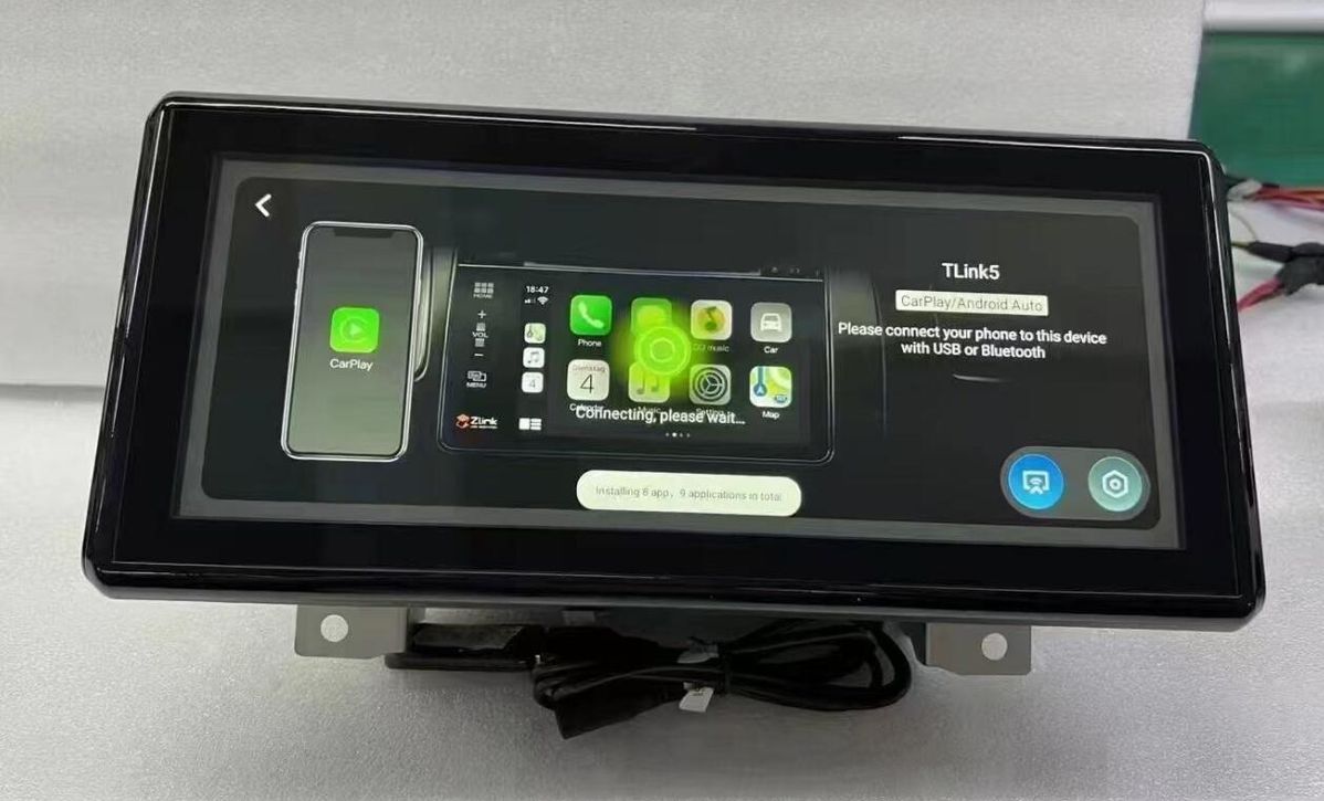 12.3" QLED Touch Screen Radio Replacement Android Head Unit Stereo Upgrade for 2021-2026 Toyota Land Cruiser LC300 J300