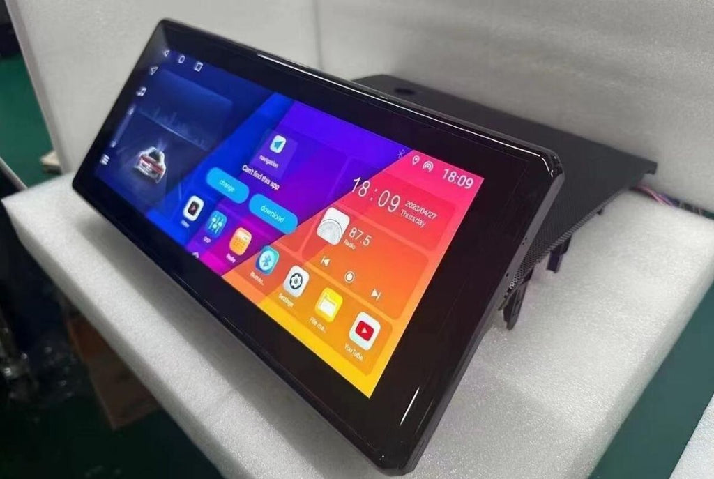 12.3" QLED Touch Screen Radio Replacement Android Head Unit Stereo Upgrade for 2021-2026 Toyota Land Cruiser LC300 J300