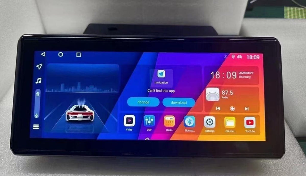 12.3" QLED Touch Screen Radio Replacement Android Head Unit Stereo Upgrade for 2021-2026 Toyota Land Cruiser LC300 J300