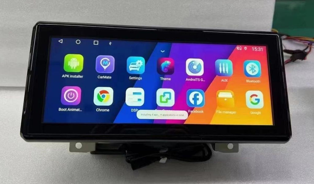 12.3" QLED Touch Screen Radio Replacement Android Head Unit Stereo Upgrade for 2021-2026 Toyota Land Cruiser LC300 J300