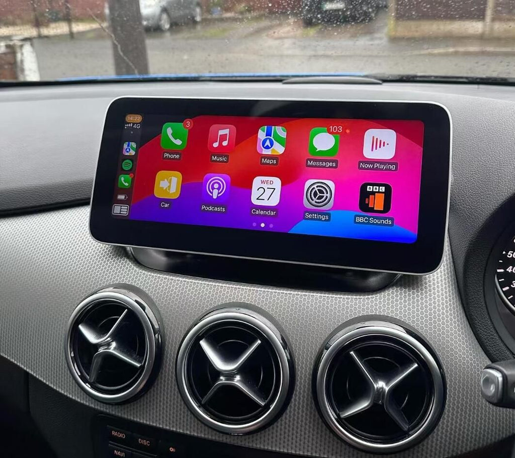 Android Head Unit Car Stereo for Mercedes-Benz B-Class B200 W246 (2012–2018) – Snapdragon 662, 12.3" / 10.25" QLED Touchscreen Upgrade, Wireless CarPlay & Android Auto