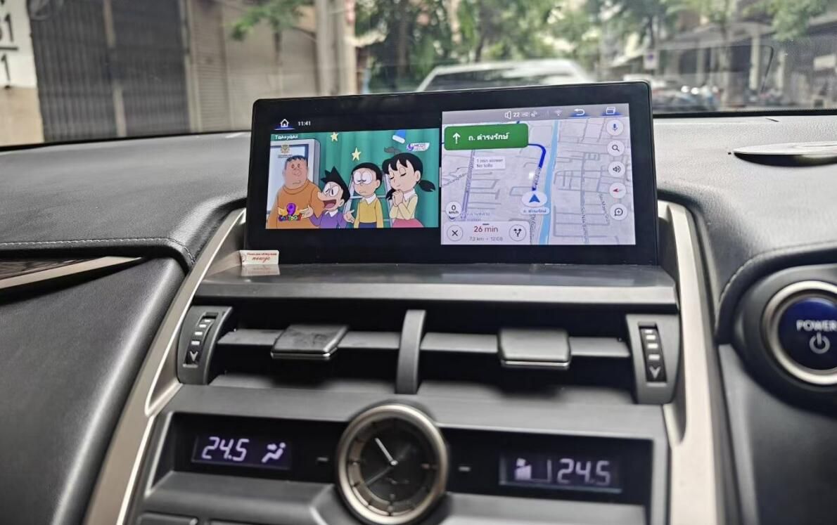 2014-2021 Lexus NX AYZ10 200t 250 300h 350 10.25" QLEDTouch Screen Radio Replacement Stereo Android Head Unit Upgrade with Wireless Apple CarPlay Android Auto