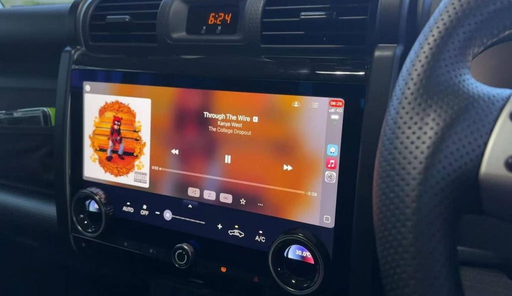 2007-2023 Toyota FJ Cruiser New Aftermarket Car Radio Replacement 13.3" QLED Touch Screen Display Android Head Unit Stereo Upgrade GPS Navigaiton Infotainment System Wireless Apple CarPlay Android Auto 4G WIFI