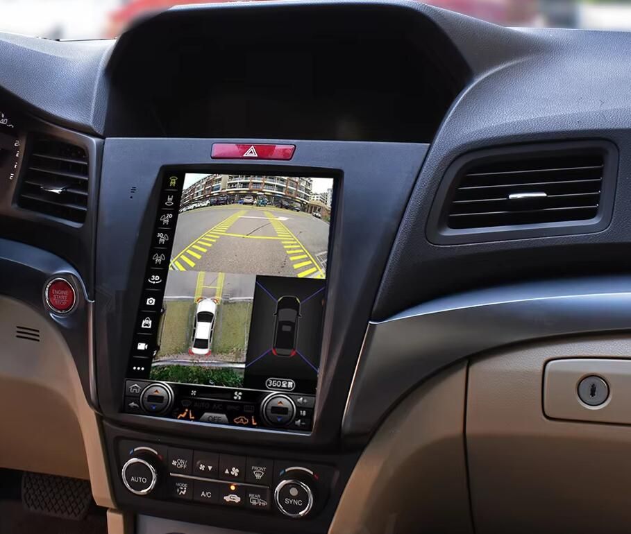 Tesla Style 10.4" Vertical Screen Android Head Unit for Acura ILX 2012-2018 - QLED Touchscreen Car Stereo with Wireless CarPlay & Android Auto