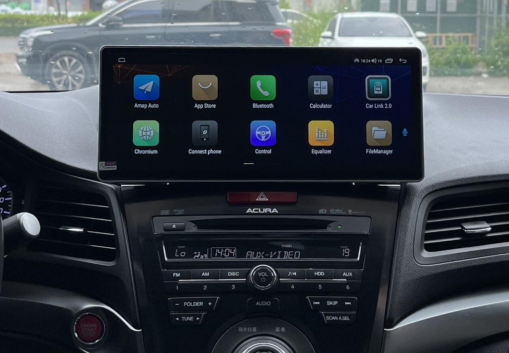 Acura ILX 2013-2021 12.3" 2K QLED Android Head Unit Touch Screen Stereo - Wireless CarPlay & Android Auto Upgrade