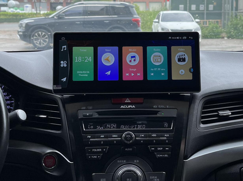 Acura ILX 2013-2021 12.3" 2K QLED Android Head Unit Touch Screen Stereo - Wireless CarPlay & Android Auto Upgrade