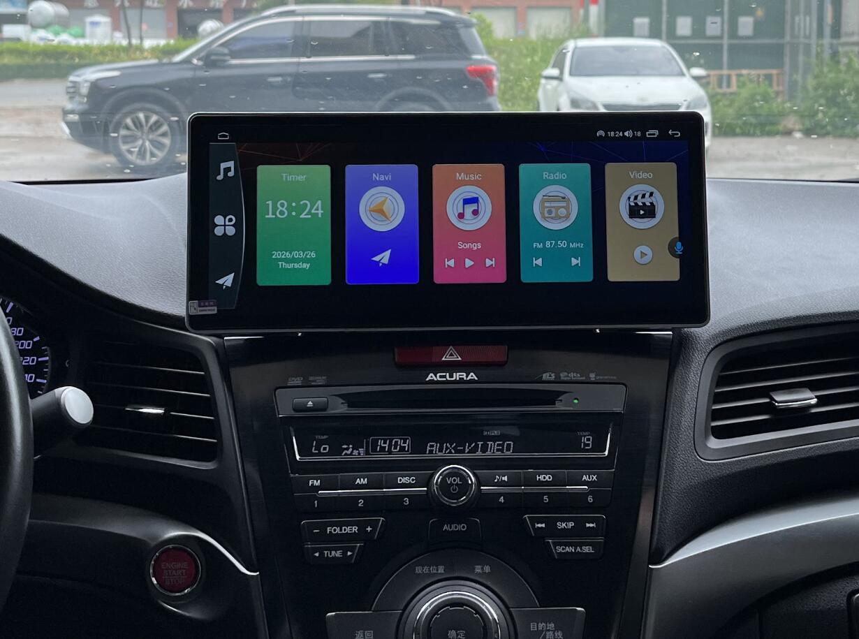 Acura ILX 2013-2021 12.3" 2K QLED Android Head Unit Touch Screen Stereo - Wireless CarPlay & Android Auto Upgrade