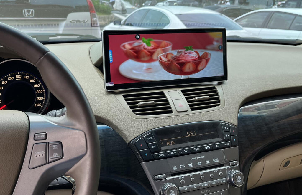 Acura MDX 2007-2013 12.3" 2K QLED Android Head Unit Touch Screen Stereo - Wireless CarPlay & Android Auto Upgrade
