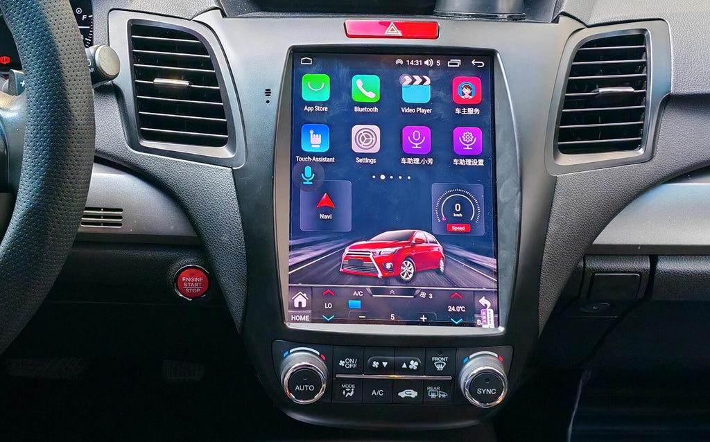 Tesla Style 10.4" Vertical Screen Android Head Unit for Acura RDX 2013-2018 - QLED Touchscreen Car Stereo Radio with Wireless CarPlay & Android Auto