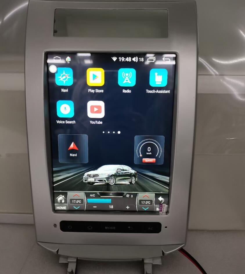 Tesla Style 10.4" Vertical Screen Android Head Unit for Acura RL 2004-2012 - QLED Touchscreen Car Stereo Radio with Wireless CarPlay & Android Auto