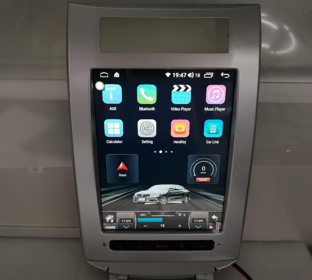 Tesla Style 10.4" Vertical Screen Android Head Unit for Acura RL 2004-2012 - QLED Touchscreen Car Stereo Radio with Wireless CarPlay & Android Auto