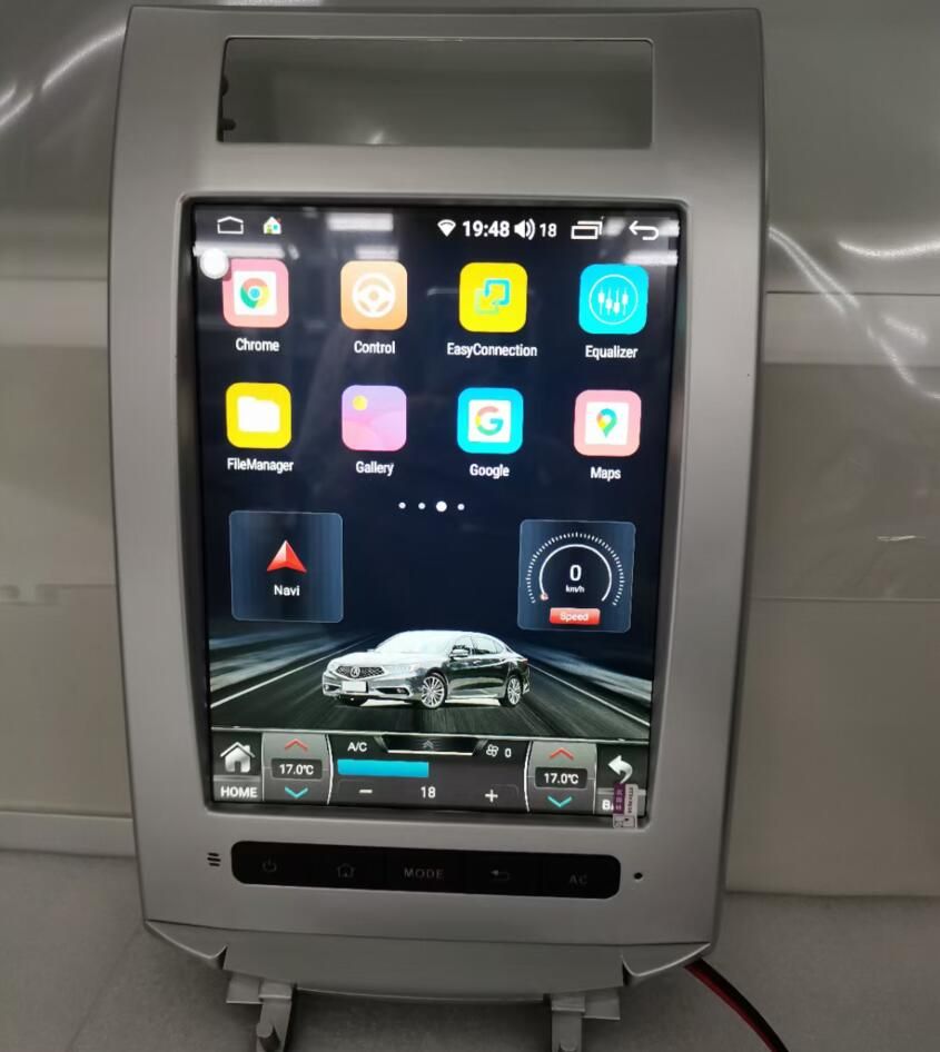 Tesla Style 10.4" Vertical Screen Android Head Unit for Acura RL 2004-2012 - QLED Touchscreen Car Stereo Radio with Wireless CarPlay & Android Auto