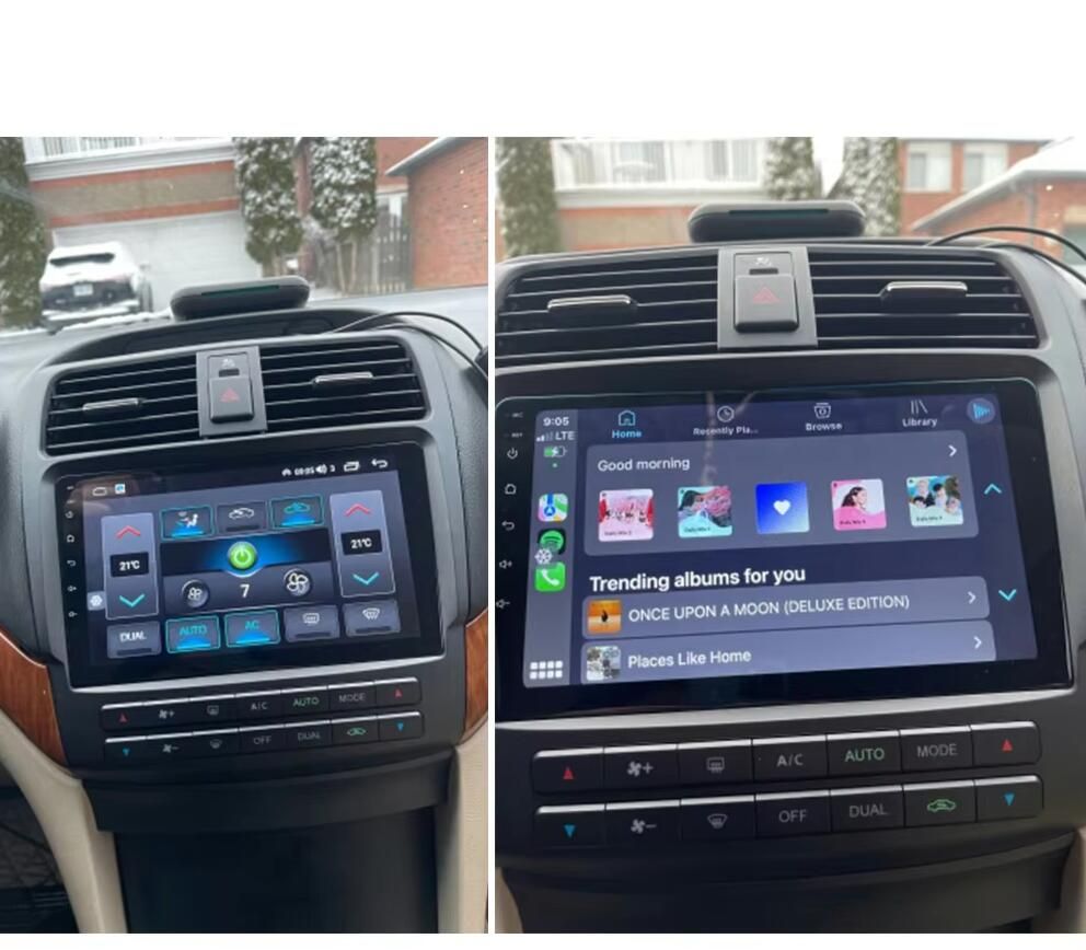 10.1" 2K Android Touchscreen Car Radio for Acura TSX 2003-2008 | Wireless CarPlay & Android Auto | Head Unit Stereo