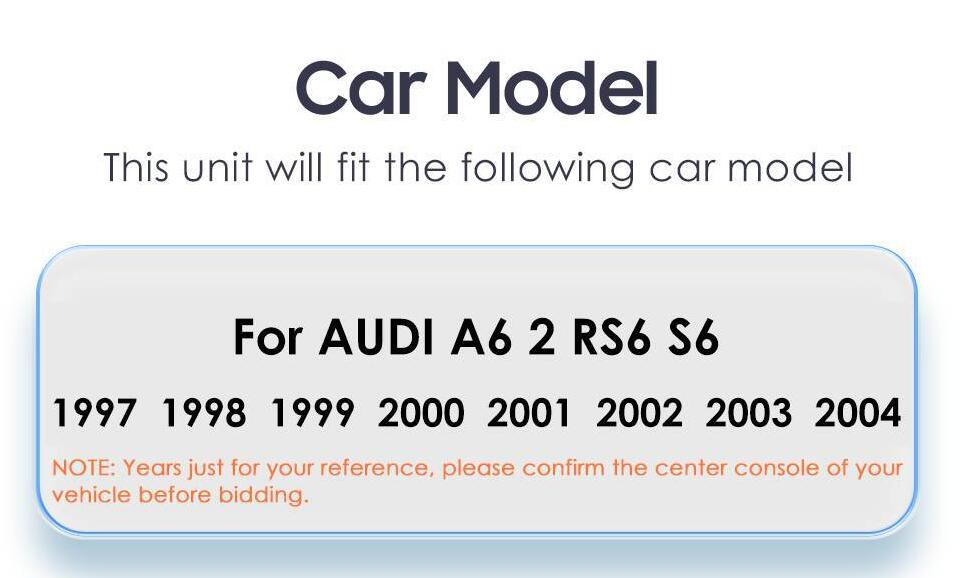1997-2004 Audi A6 C5 / S6 / RS6 9" 2K Touch Screen Radio Replacement Stereo Upgrade – GPS Navigation System Apple CarPlay Android Head Unit
