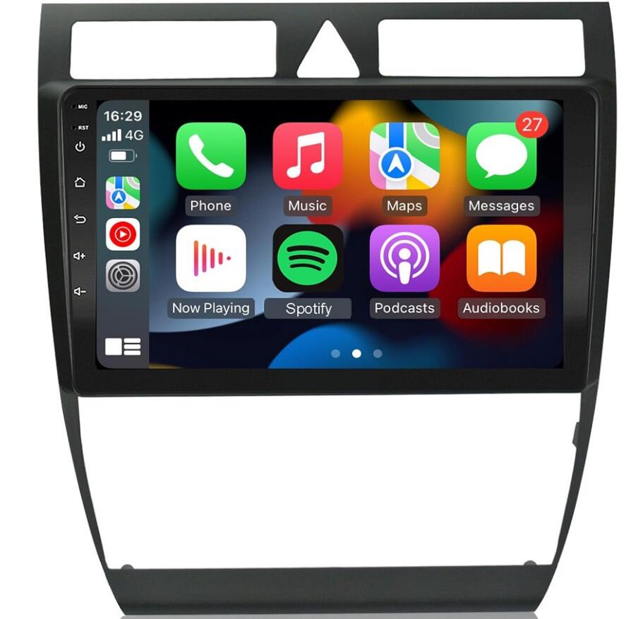 1997-2004 Audi A6 C5 / S6 / RS6 9" 2K Touch Screen Radio Replacement Stereo Upgrade – GPS Navigation System Apple CarPlay Android Head Unit