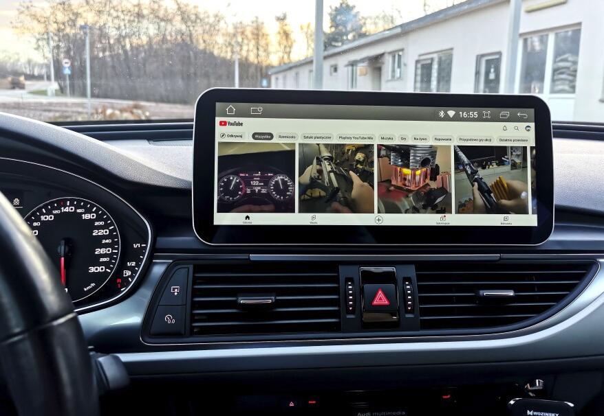10.25" / 12.3" Touch Screen Upgrade Android Head Unit Radio Replacement for Audi A6 C6 C7 S6 RS6 A7 S7 RS7 2005-2018 With Wireless Apple CarPlay Android Auto