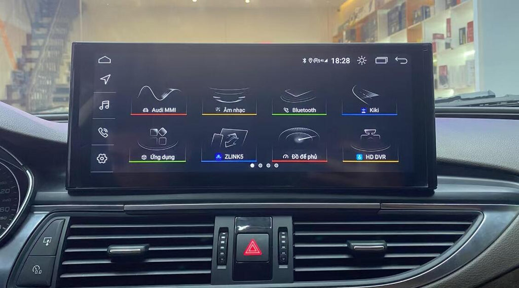 10.25" / 12.3" Touch Screen Upgrade Android Head Unit Radio Replacement for Audi A6 C6 C7 S6 RS6 A7 S7 RS7 2005-2018 With Wireless Apple CarPlay Android Auto