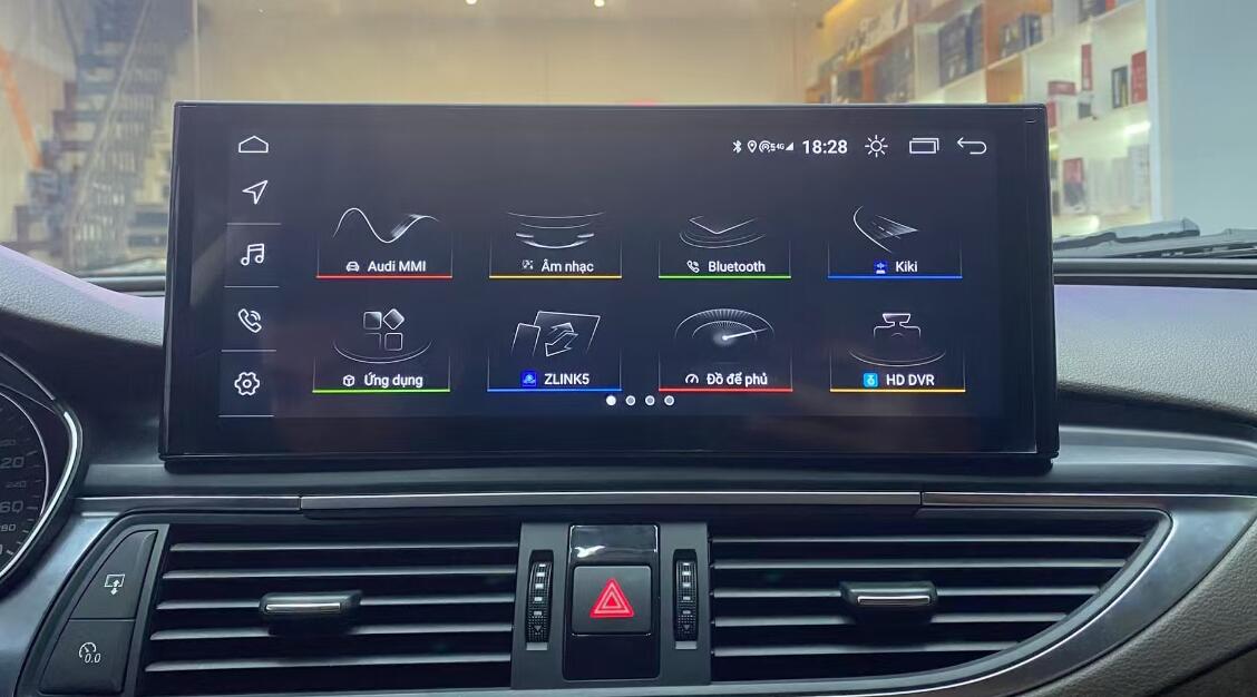 10.25" / 12.3" Touch Screen Upgrade Android Head Unit Radio Replacement for Audi A6 C6 C7 S6 RS6 A7 S7 RS7 2005-2018 With Wireless Apple CarPlay Android Auto